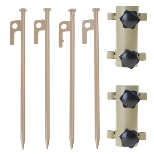 1 Set regulierbare Zeltstange, tragbar, Zelthalter, Markisen, Vordächer, Camping für Camping-Bodenpfähle 1 Set regulierbare Zeltstange, tragbar, Zelthalter, Markisen, Vordächer, Camping für Camping-Bodenpfähle von UNTERING