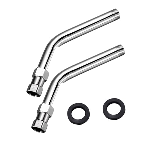 2er-Set Handbrausen-Ellenbogengelenke mit 135°-Einstellsprays, Winkel, Steuerschlauchverbinder für Badezimmerschlauch, Winkelverbinder 2er-Set Handbrausen-Ellenbogengelenke mit 135°-Einstellsprays, Winkel, Steuerschlauchverbinder für Badezimmerschlauch, Winkelverbinder von UNTERING