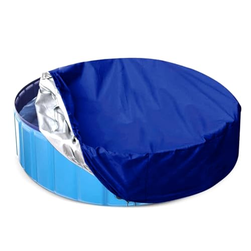 3 m Pool-Laubkescher für den Winter, rund, schwarz, für den Boden, Winter, Garten, Pool, staubdichte Abdeckung von UNTERING