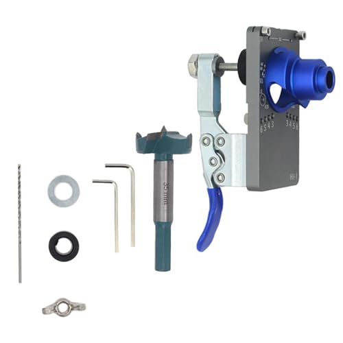 35 mm verdecktes Scharnier-Bohrwerkzeug-Set, geeignetes Türscharnier-Werkzeug für Schrank, Frontrahmen, Schrank, Holzbearbeitungsbohrer 35 mm verdecktes Scharnier-Bohrwerkzeug-Set, geeignetes Türscharnier-Werkzeug für Schrank, Frontrahmen, Schrank, Holzbearbeitungsbohrer von UNTERING