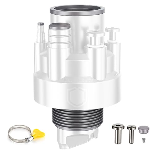 5-in-1 Abflussrohre, Dichtungsringe, für Wasserleitungen, Küchenabflussrohrverbinder, geruchshemmend, Abflussadapter, Geschirrspüler, Wasserrohrverbinder, Dichtungsringe von UNTERING
