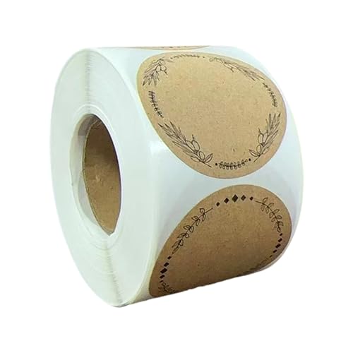 500 Stück Klebeetiketten Rund Aufkleber zum Beschriften Selbstgemachtes Geschenk Dekoration für Heimwerker Backen Umschläge Hochzeit Geschenk Glas Etiketten 500 Stück Klebeetiketten Rund Aufkleber zum Beschriften Selbstgemachtes Geschenk Dekoration für Heimwerker Backen Umschläge Hochzeit Geschenk Glas Etiketten von UNTERING