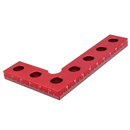 90-Grad-Aluminium-Legierungen, Positionierungswinkel, 10,2 cm, rechtwinklig, Klemmen, Holzbearbeitung, Tischlerwerkzeug, Lineal, Metall von UNTERING