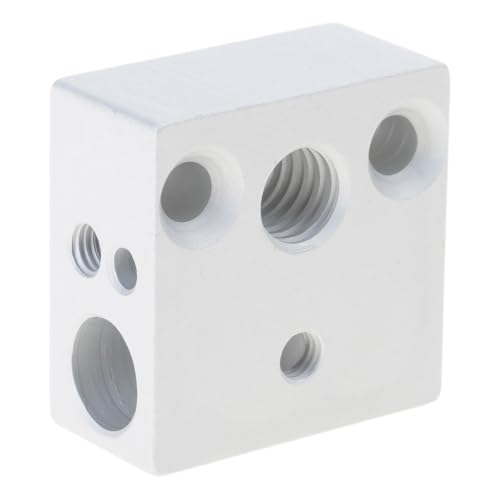 Aktualisierter Hochtemperatur-Aluminium-Heizblock für MK8 Extruder Metall Hotend Drucker Zubehör für Drucker Einfache Installation Hotend von UNTERING