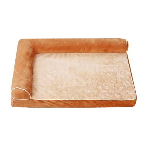 Atmungsaktives Haustier-Sofa, Nest für den ganzjährigen Gebrauch, weicher Stoff, Eierkiste, Polsterung, Bett mit doppelten Armlehnen, warme Couch, rutschfeste Unterseite, Hund Atmungsaktives Haustier-Sofa, Nest für den ganzjährigen Gebrauch, weicher Stoff, Eierkiste, Polsterung, Bett mit doppelten Armlehnen, warme Couch, rutschfeste Unterseite, Hund von UNTERING