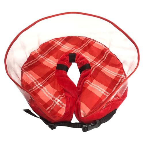 Aufblasbares Halsband für Haustiere, abnehmbar, Wassermelonenmuster, Lecken nach Operationen, Wassermelonen-Hundehalsband von UNTERING