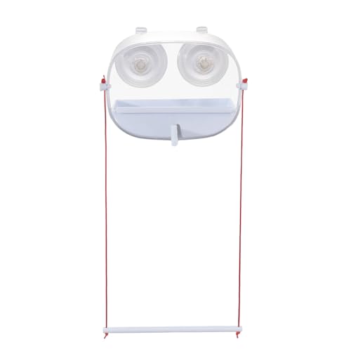Automatische Vogelfutterspender, langlebig, groß, transparent, Saatbehälter für Decks/Balkone, wetterbeständig, für den Außenbereich, Vogelhäuser, Kamera von UNTERING