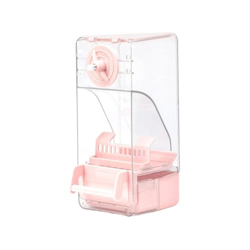 Automatische Vogelfutterstation, transparenter Futterbehälter mit Ständer und Siebschale, Vogelfutterspender für Käfige Automatische Vogelfutterstation, transparenter Futterbehälter mit Ständer und Siebschale, Vogelfutterspender für Käfige von UNTERING