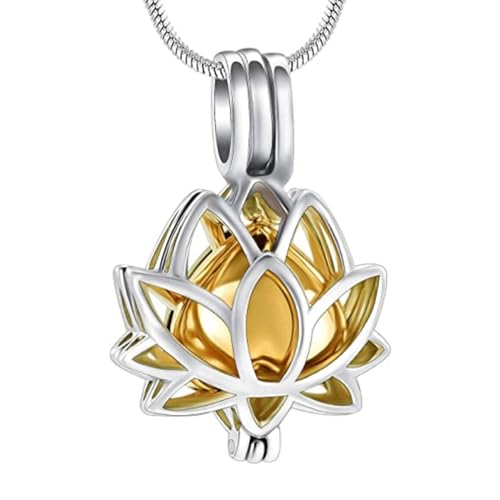 Blumenförmige Urnen-Schmuck, Haustier-Asche, Halsketten, kreative Haustier-Asche, Medaillon, Halsketten Blumenförmige Urnen-Schmuck, Haustier-Asche, Halsketten, kreative Haustier-Asche, Medaillon, Halsketten von UNTERING