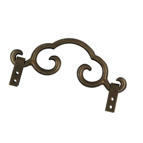 Dekorativer Kupfer-Wandhaken mit Glasrahmen, Vintage-Stil, stabiler Metallaufhänger für Kunstwerke, einfache Montage, Mehrzweck-Messinghaken von UNTERING