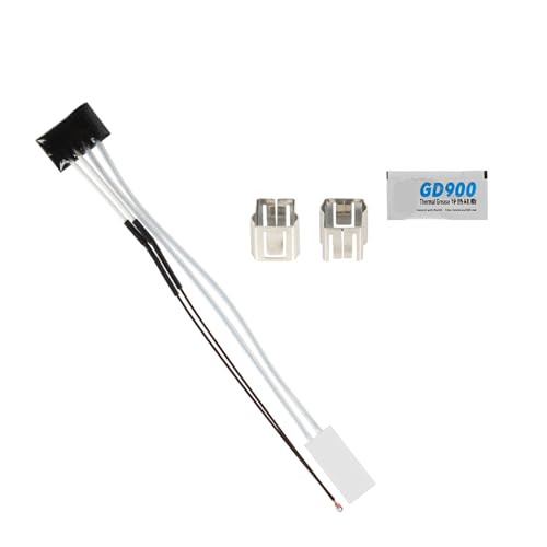 Drucker Keramik Heizthermistor mit Befestigungsclip 48W/60W Heizrohr für P1P P1S/X1C Hotend Zubehör Keramik Heizung Hotend Assembly von UNTERING