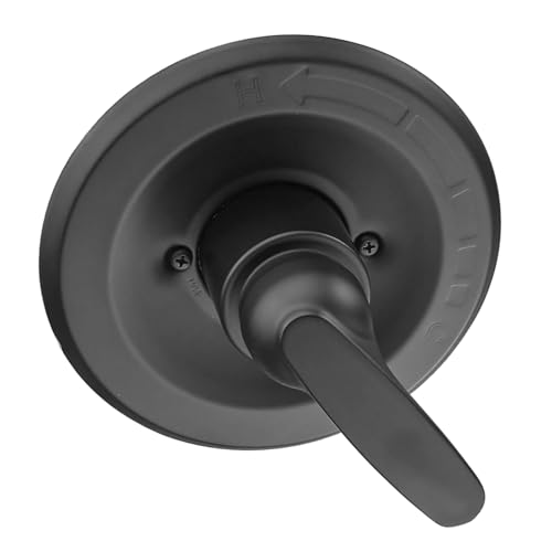 Duschadapterblende mit klarer Temperaturmarkierung und ergonomischen Hebeln, leichtgängiger Griffmechanismus, widerstandsfähige Ventilabdeckung von UNTERING