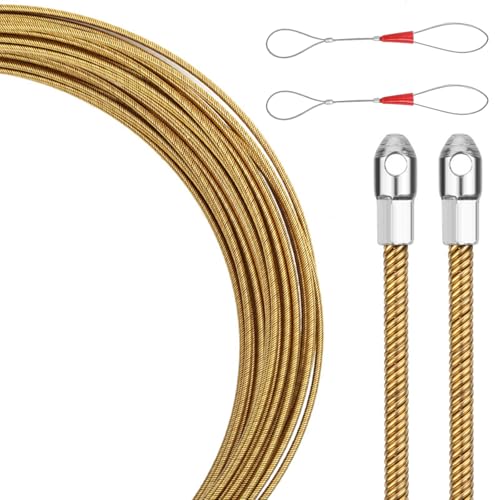 Einfach zu bedienender federbelasteter Kabelabzieher, abgerundeter Kopf, elektrischer Federdrahteinfädler für verschiedene Installationsbedürfnisse, Router, Kabel-Organizer Einfach zu bedienender federbelasteter Kabelabzieher, abgerundeter Kopf, elektrischer Federdrahteinfädler für verschiedene Installationsbedürfnisse, Router, Kabel-Organizer von UNTERING