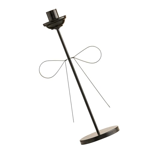 Eleganter Kerzenständer aus Eisen, dekorativer Kerzenständer mit Schleife, für Jahrestag und Zuhause, Inneneinrichtung, dekorativer Ständer Eleganter Kerzenständer aus Eisen, dekorativer Kerzenständer mit Schleife, für Jahrestag und Zuhause, Inneneinrichtung, dekorativer Ständer von UNTERING