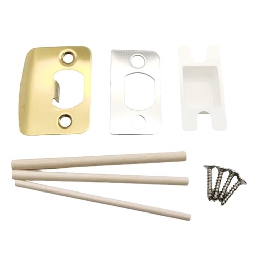 Elegantes, poliertes Türschlagblech-Set mit präzisen Löchern und einfacher Installation, Haustür-Hardware-Upgrades für Heim-Hardware von UNTERING