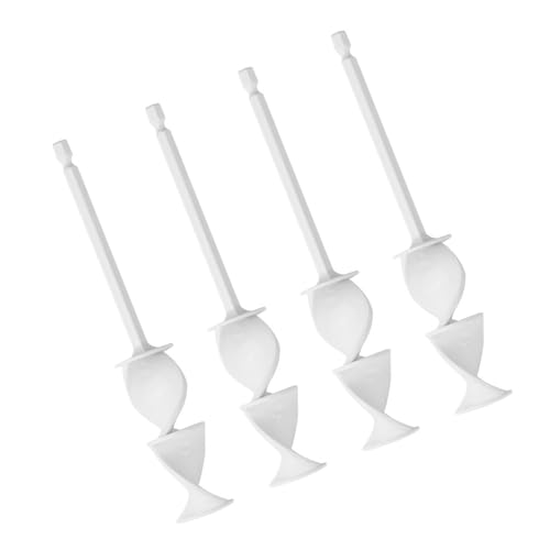 Epoxidharzmischer, Helix, Farbrührstab, Bohraufsatz, Harze, Rührer, Paddel, Bohrer, elektrisches Mischpaddel, 4 Stück von UNTERING