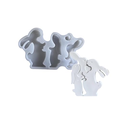 Flexible Silikonform für Kaninchen, Dekoration, Gips, Schmuckherstellung, weiches Silikon Flexible Silikonform für Kaninchen, Dekoration, Gips, Schmuckherstellung, weiches Silikon von UNTERING
