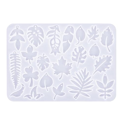 Flexible Silikonform in Blattform, für Ohrringe, personalisierte Ohranhänger-Formen für Bastelliebhaber, Schmuckzubehör, leicht zu entnehmen von UNTERING