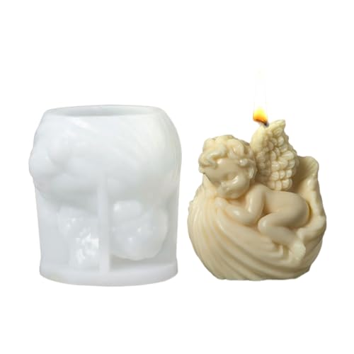 Flexible Silikonform mit Engelsrosen-Duft, Engelsstein, Handwerk für Heimdekoration, Engelsform von UNTERING