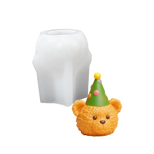 Flexible Silikonformen aus Kunstharz, Bärenform, Ornament-Formen, geeignet für Heimdekoration und Geschenkform von UNTERING