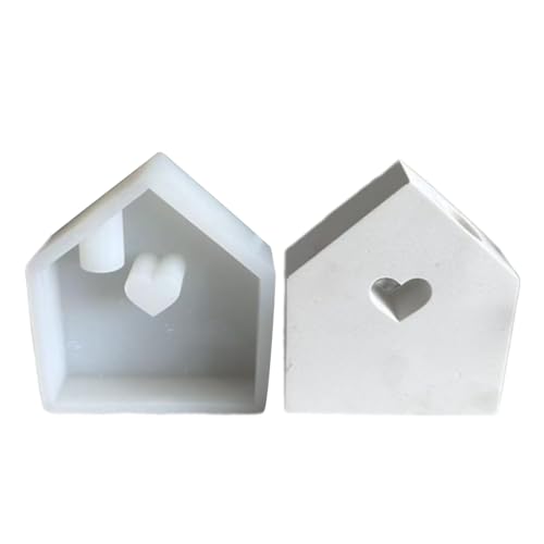 Formen zur Herstellung von Kunstharz, kleine Hausform, Ornamentformen, einfaches Entformen, Silikon-Textur für Kerzenständer, sternförmige Form Formen zur Herstellung von Kunstharz, kleine Hausform, Ornamentformen, einfaches Entformen, Silikon-Textur für Kerzenständer, sternförmige Form von UNTERING