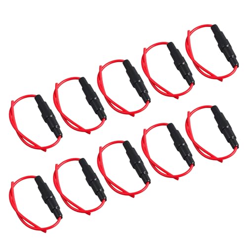 Glassicherungen, Steckdosen-Set, Überladungsschutz, Zusammenführungshalter, Rohr-Upgrades für Haushaltsgeräte, sichtbare Halterungen für Elektronik, 10 Stück von UNTERING