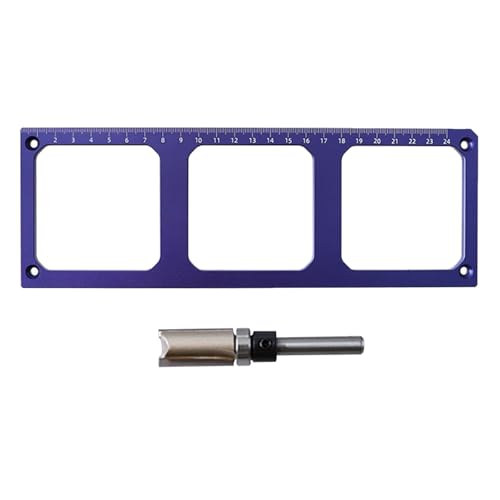 Holzbearbeitungs-Schablone für 86 Drahtdosen, Schalter, Steckdosen, offenes Loch, Elektriker-spezifische Steckdosenöffnungsform von UNTERING