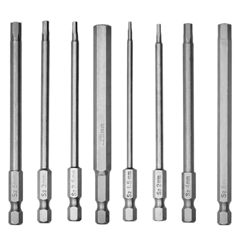 Innensechskant-Bohrer-Set, lang, Inbusschraubendreher, Spitzen-Schraubendreher, Steckschlüssel-Bit-Schraubendreher Innensechskant-Bohrer-Set, lang, Inbusschraubendreher, Spitzen-Schraubendreher, Steckschlüssel-Bit-Schraubendreher von UNTERING