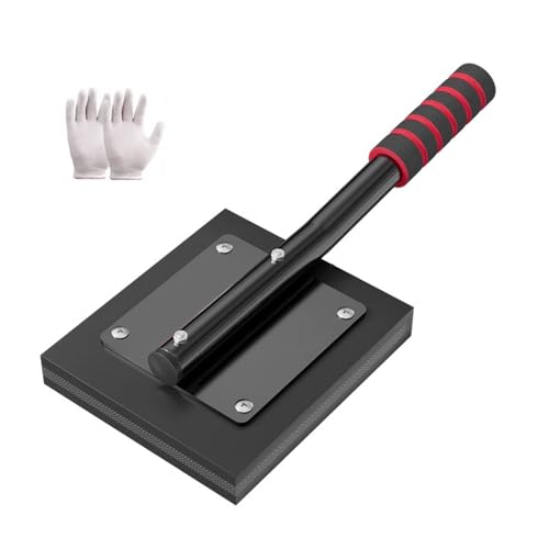 Keramikfliesen-Installationshammer, Vibrationsdämpfung, Gummi-Werkzeug mit ergonomischem Griff, für Renovierung und Umbau, Gummiboden-Schlägel für Flieseninstallation von UNTERING