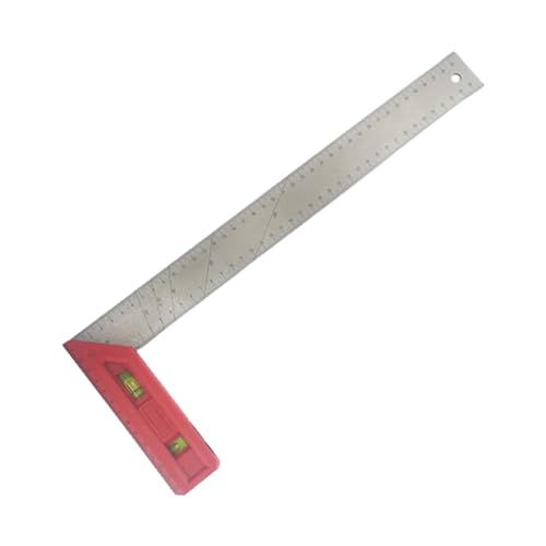 Kombinationswinkel, 200 mm, 300 mm, 400 mm, Schreiner, quadratisches Winkellineal, 45/90 Grad, mit Blasen, Holzbearbeitung, Aluminium, quadratisch mit Multiwinkel-Messlineal von UNTERING