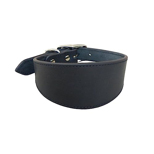 Leder-Hundehalsband, weich gepolstert, für Whippets, Salukis, Windhunde, verstellbar, für große Rassen, Whippets, Lurcher, Windhunde Leder-Hundehalsband, weich gepolstert, für Whippets, Salukis, Windhunde, verstellbar, für große Rassen, Whippets, Lurcher, Windhunde von UNTERING