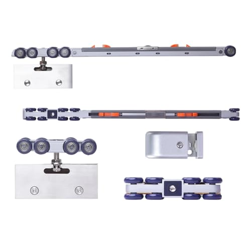 Leise Schiebetür-Pufferrad Edelstahl Glastüren Hängende Badezimmer-Clip Schiebe-Hängeriemenscheibe Enduring Quiet Hydraulische Puffer Riemenscheiben von UNTERING