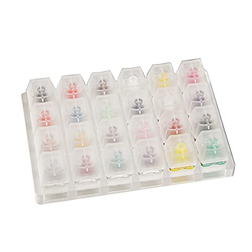MX Switch Tester Sampler Mechanische Tastaturen Box 24 Tasten Testwerkzeug mit Acryl-Basis Tastaturschalter Tester MX MX Switch Tester Sampler Mechanische Tastaturen Box 24 Tasten Testwerkzeug mit Acryl-Basis Tastaturschalter Tester MX von UNTERING