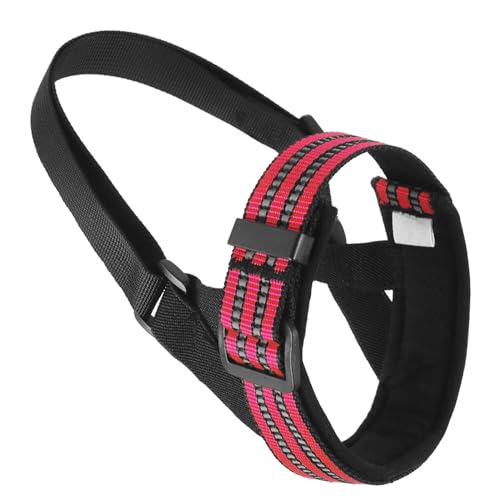 Maulkorb für Hunde, reflektierend, Nylon, sicherer Maulkorb für große Rassen, reflektierender Mundschutz für kleine Hunde von UNTERING