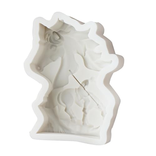 Mehrzweck-Silikonform in Pferdekopf-Form, für Heimdekorationsherstellung und besondere Geschenke, Bastelbedarf, Festival, Feier Mehrzweck-Silikonform in Pferdekopf-Form, für Heimdekorationsherstellung und besondere Geschenke, Bastelbedarf, Festival, Feier von UNTERING