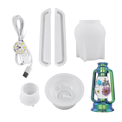 Mehrzweck-Silikonharzform-Set, Basteln, Öllampen, Formen, Nachtlichter, Form für Tischdekorationen, handgefertigte Projekte, Camping, Licht, Silikonharz-Formen Mehrzweck-Silikonharzform-Set, Basteln, Öllampen, Formen, Nachtlichter, Form für Tischdekorationen, handgefertigte Projekte, Camping, Licht, Silikonharz-Formen von UNTERING