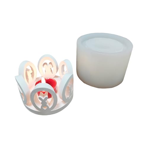 Modischer Kerzenständer in Hausform, stabile Silikonform für Harz und Bastelbedarf, Heimdekoration, elegante Heimdekoration Modischer Kerzenständer in Hausform, stabile Silikonform für Harz und Bastelbedarf, Heimdekoration, elegante Heimdekoration von UNTERING