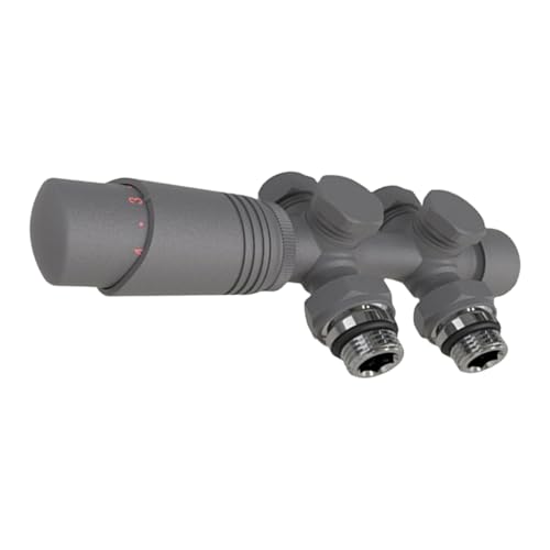 Multiblocks Heizkörper Anschluss-Set Thermostatventile Eckform für Bad Heizung Zubehör Anthrazit G1/2 Büro Heizlösung Multiblocks Heizkörper Anschluss-Set Thermostatventile Eckform für Bad Heizung Zubehör Anthrazit G1/2 Büro Heizlösung von UNTERING