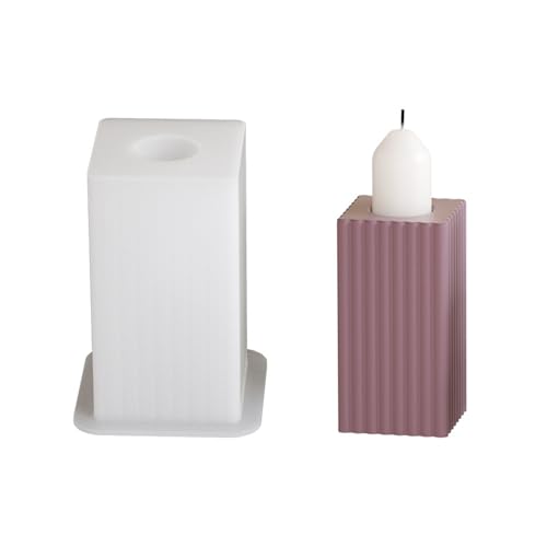 Multifunktionale gestreifte Heimdekorationsform, wiederverwendbare Silikonform für gestreifte Kerzenständer, Kreation für Hobbyisten, Gipsgussformen, runde Formen Multifunktionale gestreifte Heimdekorationsform, wiederverwendbare Silikonform für gestreifte Kerzenständer, Kreation für Hobbyisten, Gipsgussformen, runde Formen von UNTERING