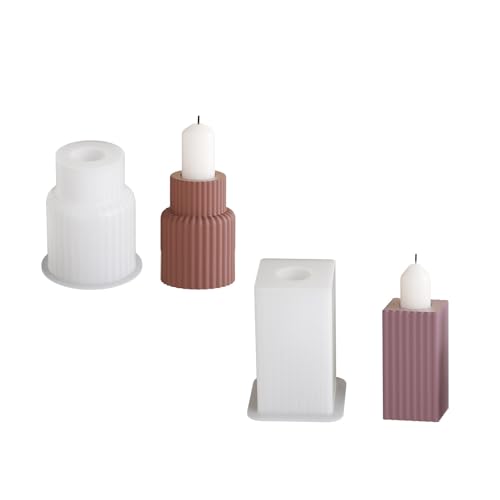 Multifunktionale gestreifte Heimdekorationsform, wiederverwendbare Silikonform für gestreifte Kerzenständer, Kreation für Hobbyisten, Gipsgussformen, runde Formen Multifunktionale gestreifte Heimdekorationsform, wiederverwendbare Silikonform für gestreifte Kerzenständer, Kreation für Hobbyisten, Gipsgussformen, runde Formen von UNTERING