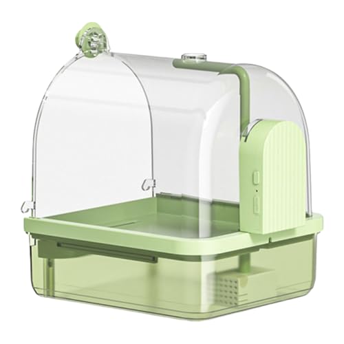 Pet Bird Bath Box Leicht Zu Reinigen Kontinuierliche Wasserzirkulationen Automatischer Brunnen Mit MultiTap Badewanne Haustier Vogelbadewanne Leise Für Conures Und Wellensittiche Pet Bird Bath Box Leicht Zu Reinigen Kontinuierliche Wasserzirkulationen Automatischer Brunnen Mit MultiTap Badewanne Haustier Vogelbadewanne Leise Für Conures Und Wellensittiche von UNTERING