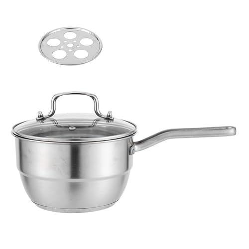 Platzsparende, doppellagige Edelstahl-Dampfgarer mit Griff und Glasdeckel für Zuhause, Küche, Dampfgarer von UNTERING