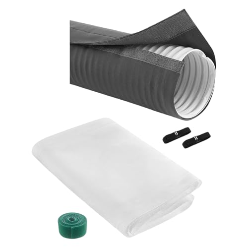 Polyester-Klimaanlagen-Fenster-Belüftungsset, Schlauchumwicklung für tragbare Einheiten, verbesserte Kühleffizienz, sichere Passform, tragbare Klimaanlagen-Entlüftungs-Set von UNTERING