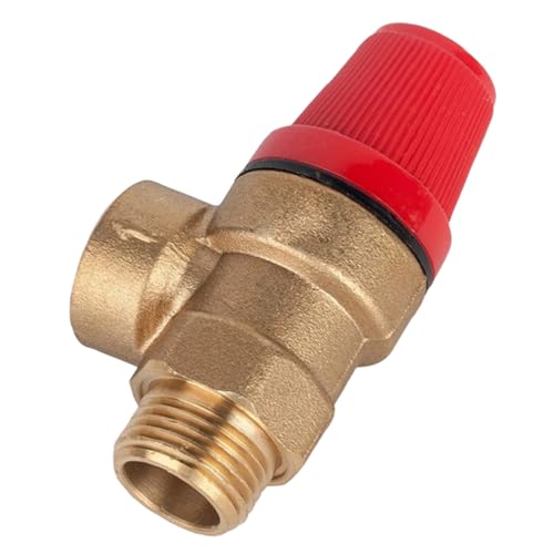 Praktische DN15-Membranventile, 1,27 cm (1/2 Zoll), Messing-Druckentlastungszubehör für Wasser-, Öl- und Durchlauferhitzer von UNTERING