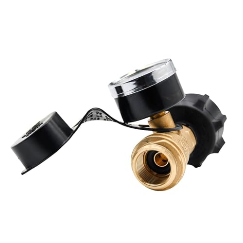 Propan-Messgerät-Adapter, automatische Abschaltung, QCC1/1-Anschluss, Monitor, Messing, Propan-Armaturen von UNTERING