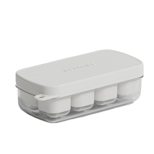 Quadratische Eiswürfelform mit Schutzdeckel, lebensmittelechtes Silikon, Eiswürfelform für Getränke, Babynahrung Quadratische Eiswürfelform mit Schutzdeckel, lebensmittelechtes Silikon, Eiswürfelform für Getränke, Babynahrung von UNTERING