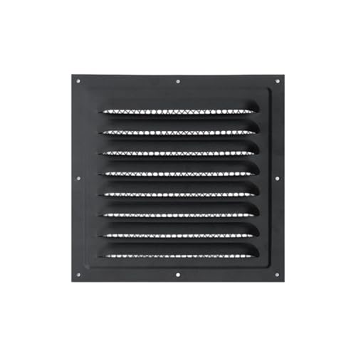 Quadratische Lüftungsgitterabdeckung aus Edelstahl mit Fliegengittern, Luftführung, Lüftungsabdeckung, einfach zu bedienen, Lüftungsgitter, Wandlüftung von UNTERING