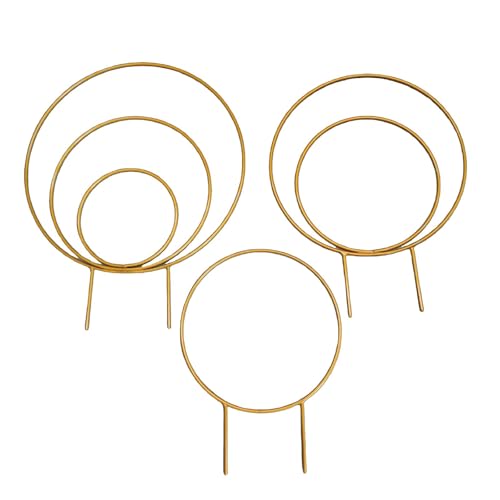 Rankgitter aus Metall, rund, zum Klettern, für den Innenbereich, für Garten, Topfpflanzen, 3 Stück Rankgitter aus Metall, rund, zum Klettern, für den Innenbereich, für Garten, Topfpflanzen, 3 Stück von UNTERING