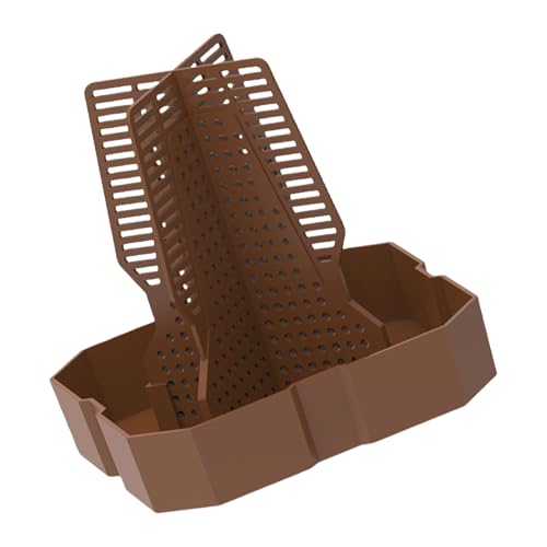 Reptilien-Terrarien-Schüssel für lebende AntiFlucht-Design, leicht zu reinigende Futterspender für Eidechsen, Frösche und Drachen, Dubia Kakerlaken, Futterspender für Reptilien von UNTERING