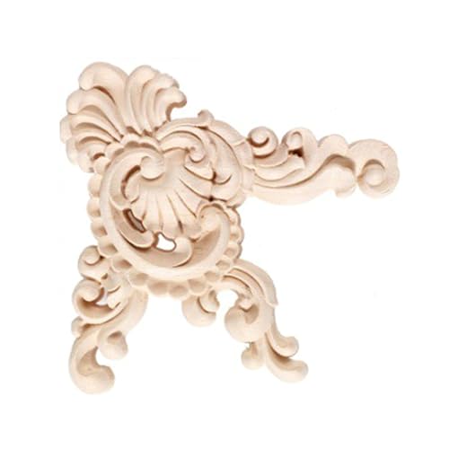 Retro-Wandverkleidung, französisches Blumenmuster, Holz, für Schranktüren, starke natürliche Oberfläche, Heimdekoration für Büro, Blumenapplikationen von UNTERING